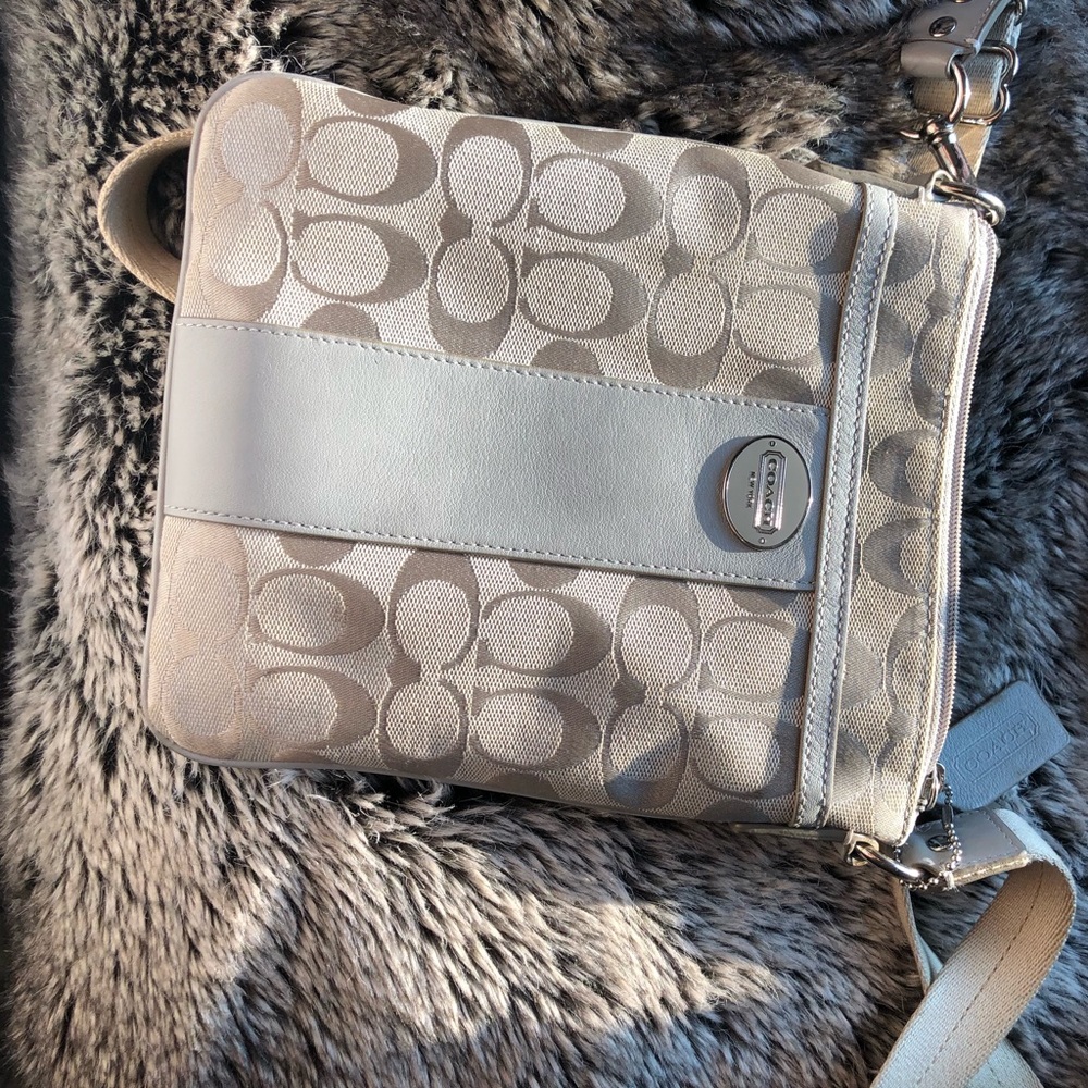 Grey Coach crossbody